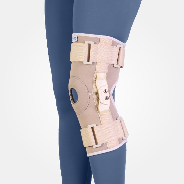 زانوبند نئوپرن مفصل دار قابل تنظیم – بدون قفل طب و صنعت