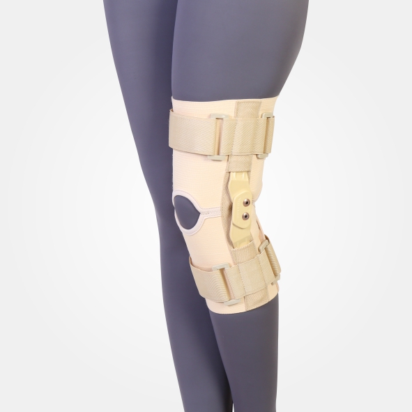 زانوبند مفصل دار کشی با مفصل پلی کربنات چند محوره طب و صنعت