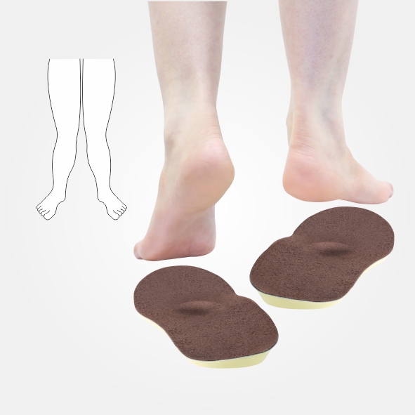 کفی طبی مدیال وج با قوس طولی مخصوص زانوهای ضربدری و صافی شدید کف پا